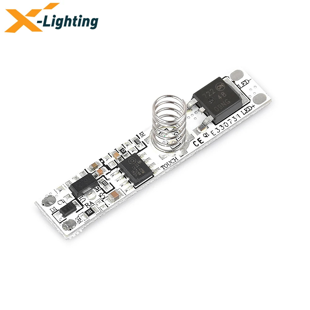 

Алюминиевый профиль светодиодный сенсорный диммер переключатель 12-24 в ВКЛ./ВЫКЛ. Контроллер для самостоятельной ленсветильник