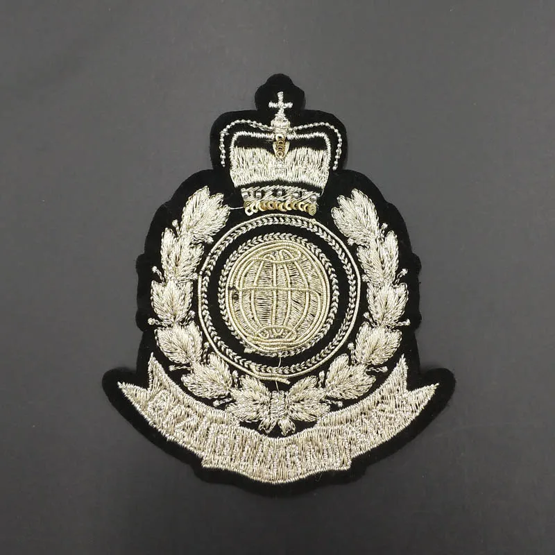 2 шт. металлический Пчелка Лев заплаты вышивки корона аппликации пришить Одежда