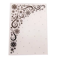 snowflake photo album card crafts lace decor template embossing plastic embossing folder diy tool scrapbooking