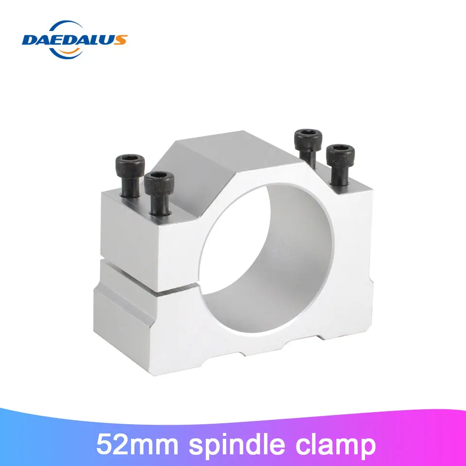 Зажим шпинделя 52 мм зажим диаметром 55 с 4 винтами для гравировально фрезерного