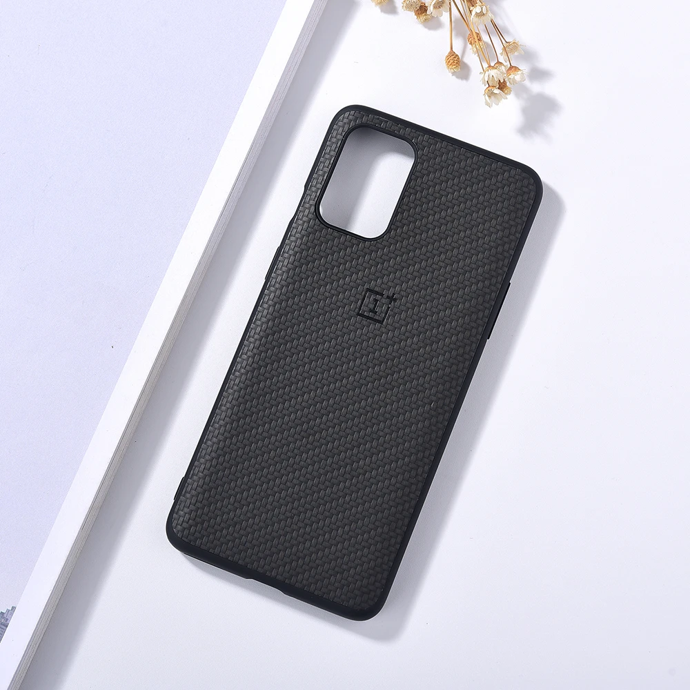 Чехол Oneplus 7 8 9 Pro 9R Nord N10 N100 из углеродного волокна кожаный жесткий чехол