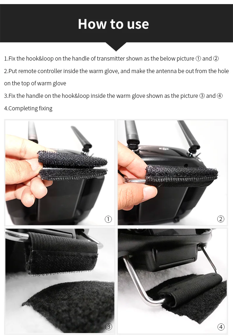 STARTRC DJI MAVIC MINI RC remote control warm gloves outdoor aerial photography cold and windproof For rc transmitter rc parts