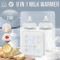 9 in 1 automatic intelligent thermostat baby bottle warmers milk bottle disinfection milk mixer electric milk heater sterilizers
