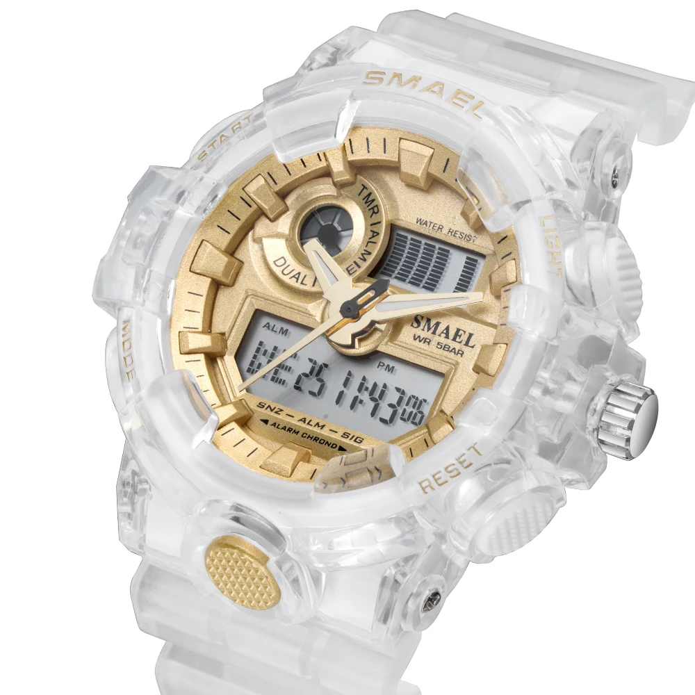 SMAEL спортивные часы для мужчин водонепроницаемые Лидирующий бренд цифровые