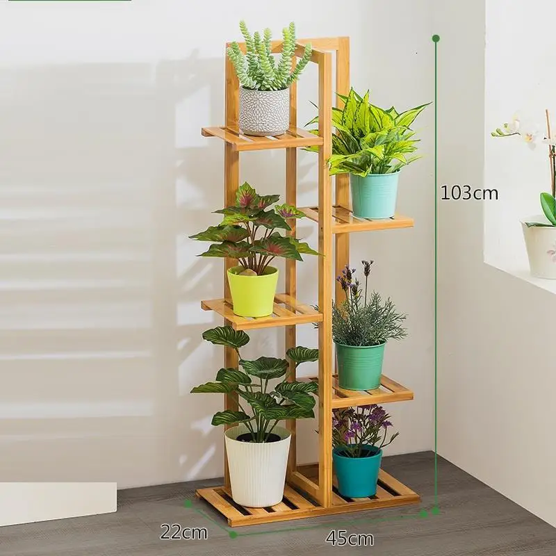 MODEL D Крытый Escalera Mueble деревянные полки для Жардин Estanteria Para Plantas Dekoration открытый балкон Цветочная полка завод стенд - Цвет: MODEL D