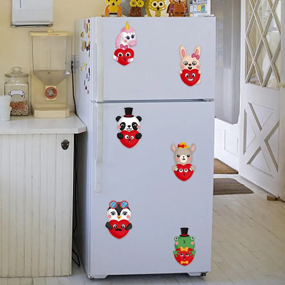 Наклейка на День святого Валентина 24 листа наклейка лицо для детей в форме сердца