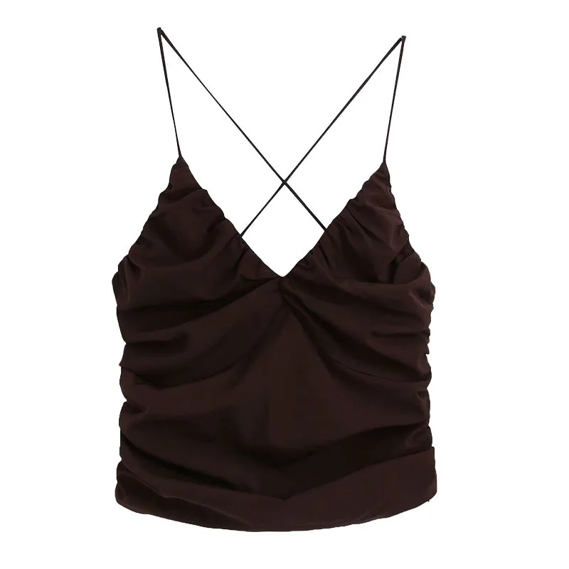 Summer 2 Piece Sets Women Outfits V-neck Straps Draped Sexy Tops Plus Midi Skirt Elegant Two Crop Top+skirt | Женская одежда