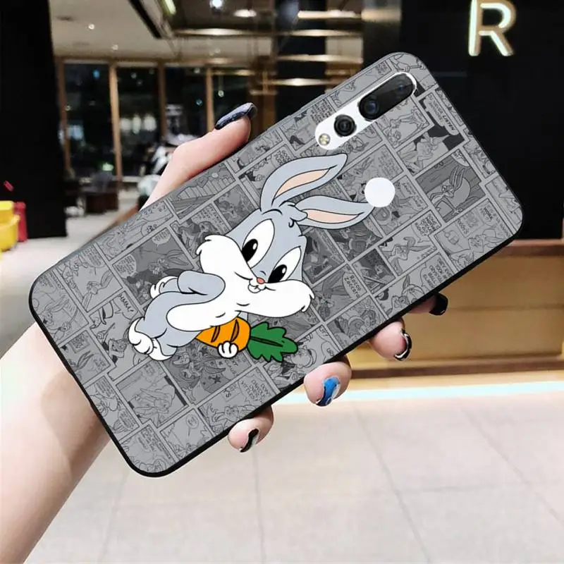 

YJZFDYRM Cartoon Bugs Bunny TweetyBird Daffy Duck Looney Tunes Phone Case for Huawei Honor 30 20 10 9 8 8x 8c v30 Lite view pro