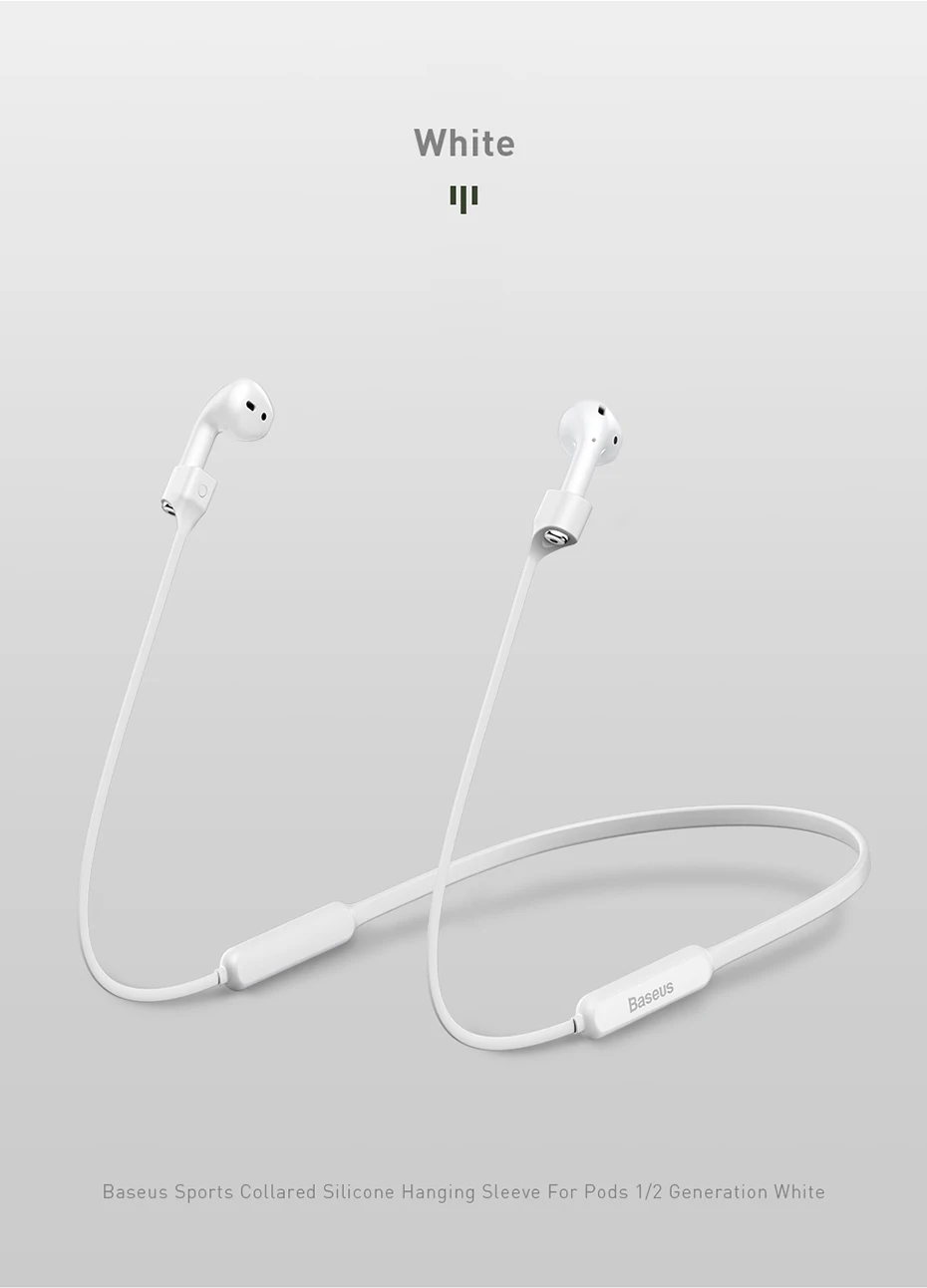 Baseus ремешок для наушников для Airpods анти-потеря ремень Магнитная веревка для AirPods 2 Bluetooth TWS наушники силиконовый шнур-кабель
