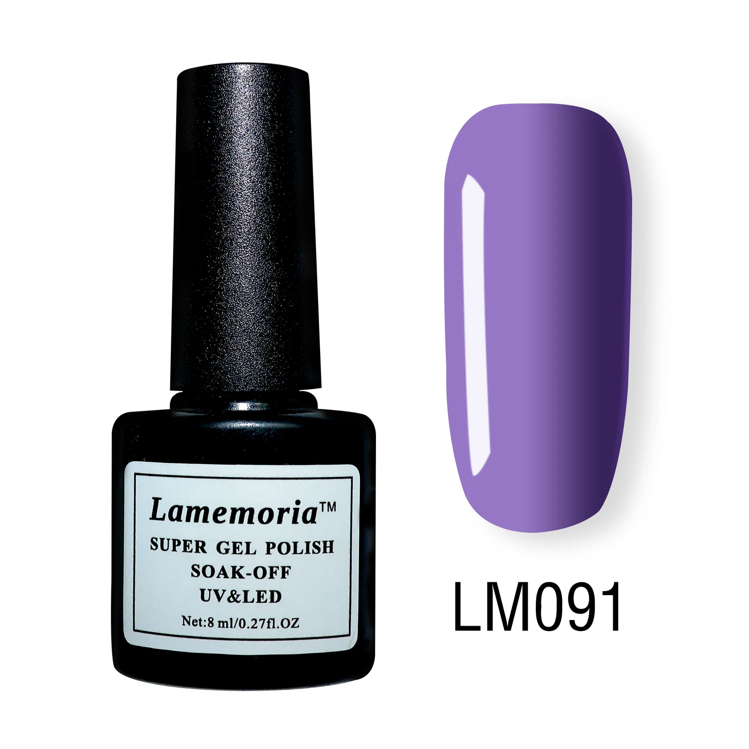 LM091 Lamemoria, 8 мл, Гель-лак для ногтей, гибридный, все для маникюра, 60 цветов, полуперманентный УФ лак для ногтей, Prime Gel Ongle Paznokcie - Цвет: LM091
