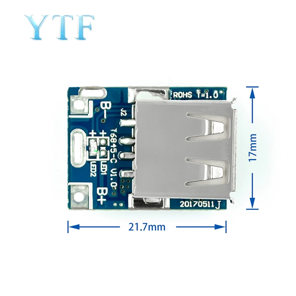 

5V booster plate rechargeable lithium battery protection board Board 134N3P program booster plate perfume charger DIY