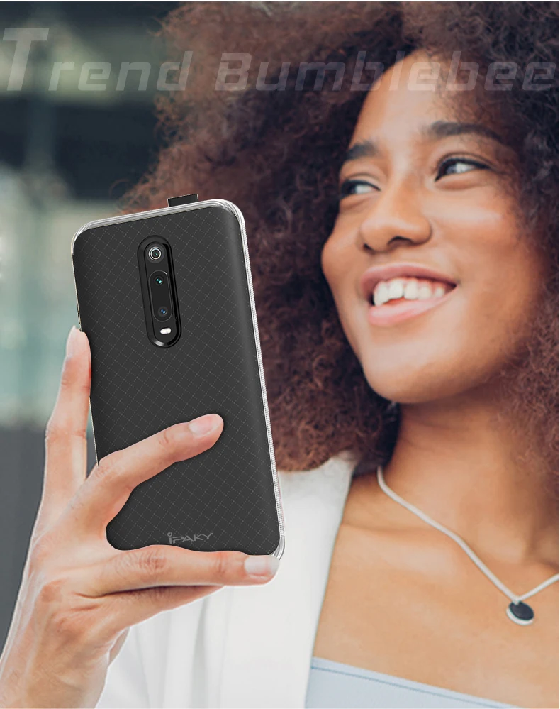 Для Red mi K20 Чехол IPAKY PC бампер силиконовый mi 9T мягкая задняя 2 в 1 Гибридный противоударный бронированный чехол для Xiao mi Red mi K20 Pro Чехол