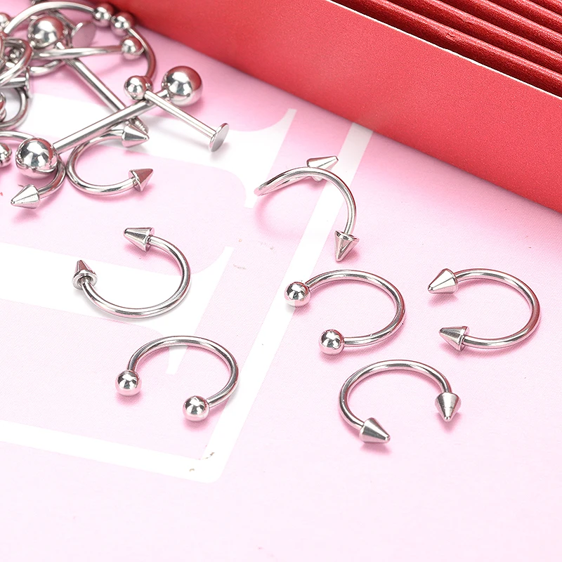 Пирсинг Многофункциональный из нержавеющей стали 110 шт.|nose ring|piercing nose ringsbody piercing |