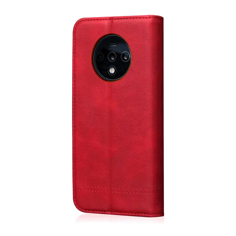 Роскошный кожаный чехол-книжка с уникальным магнитным дизайном для OnePlus 7 6 T/6/One Plus 7T Pro, защитный чехол-кошелек s, задняя крышка
