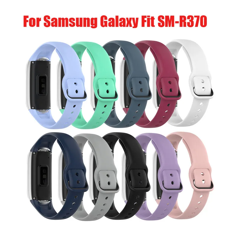 Новинка распродажа силиконовый ремешок для наручных часов Samsung Galaxy Fit SM R370 Смарт
