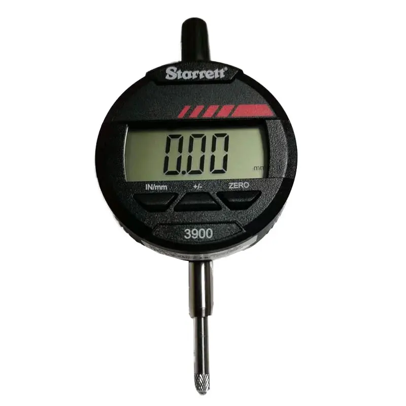 

STARRETT 3900M Digital Indicator, .500"/12.5mm Range, .001"/0.01mm Res., 8mm Stem Diameter