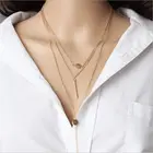 Богемные Многослойные Длинные ожерелья для женщин 2020 новый размер оцинкованные блестки и красивое ожерелье модные аксессуары