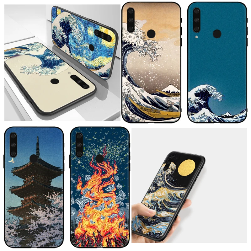 

The Big Wave Of Kanagawa Huawei Honor 7 7X 8X 8C 9 X China Pro 9i Or 9N 9C 9X Global Lite 9C Grande Onda Fora Kanagawa Cases