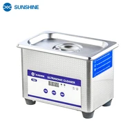 sunshine s 6508t ultrasonic cleaner 0 8l for electronic component mainboard lcd screen chip mobile phone wrist watch lens camera