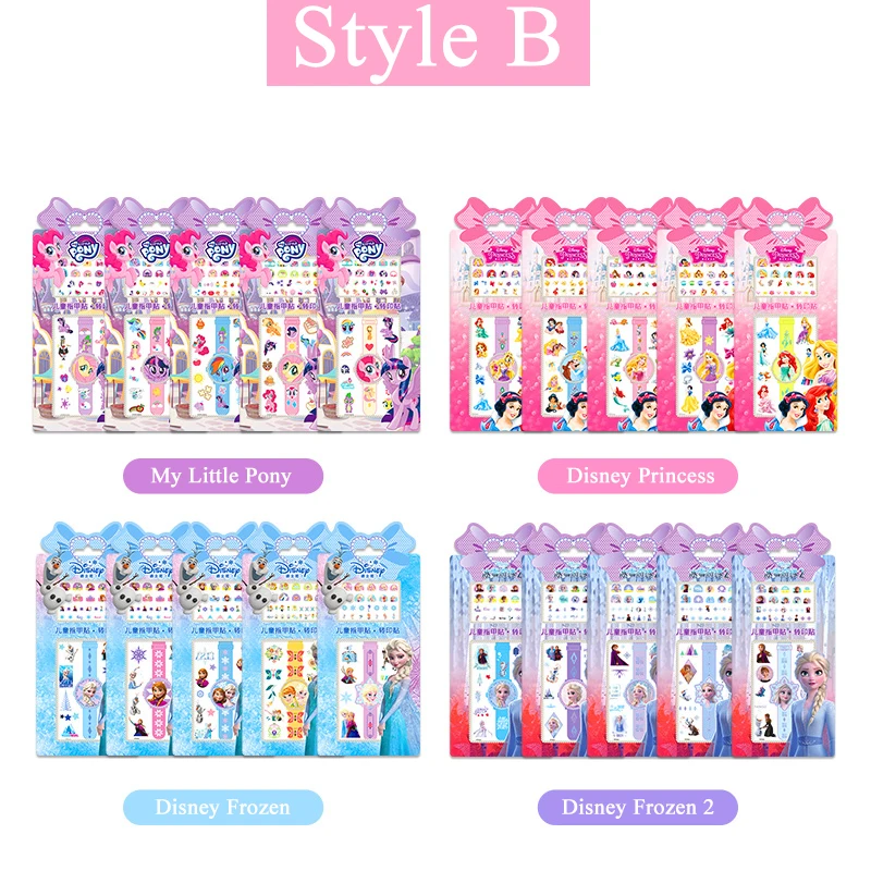 Девушки Замороженные 2 Эльза Анна макияж игрушки наклейки для ногтей Дисней