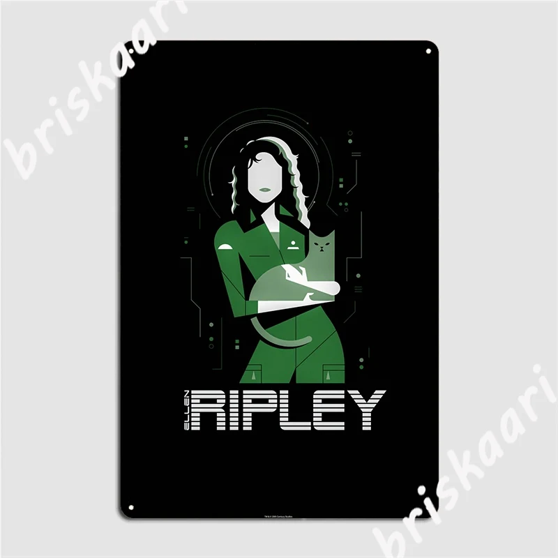 

Ripley With Jonesy Minimalistic Poster Metal Plaque Wall Mural Cave Pub Wall Decor Printing Tin Sign Poster