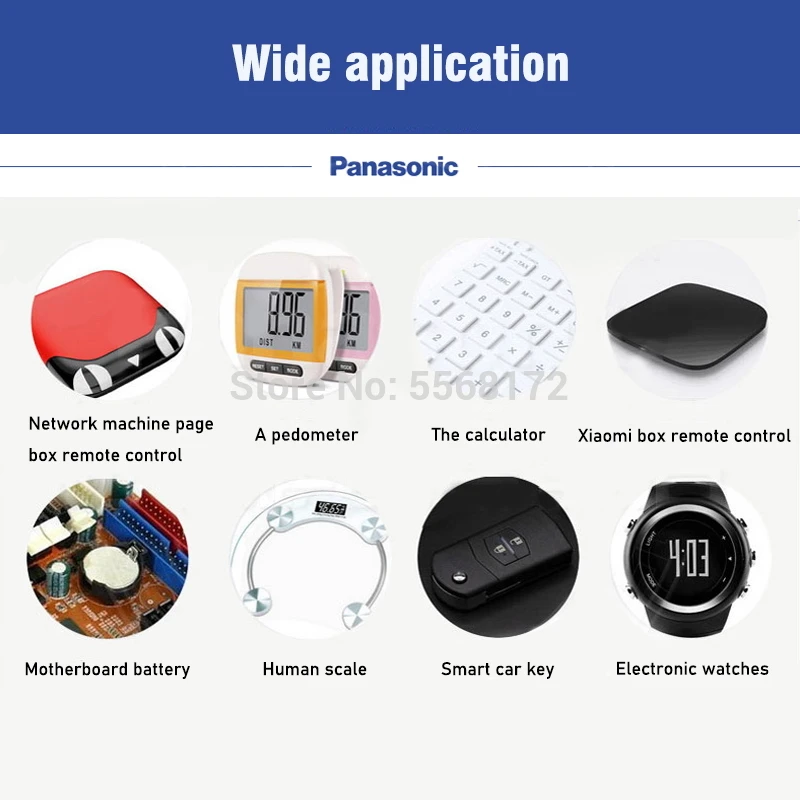 Кнопочная ячейка PANASONIC CR1632 10 шт./лот 3 в литиевые батареи CR 1632 для часов игрушек