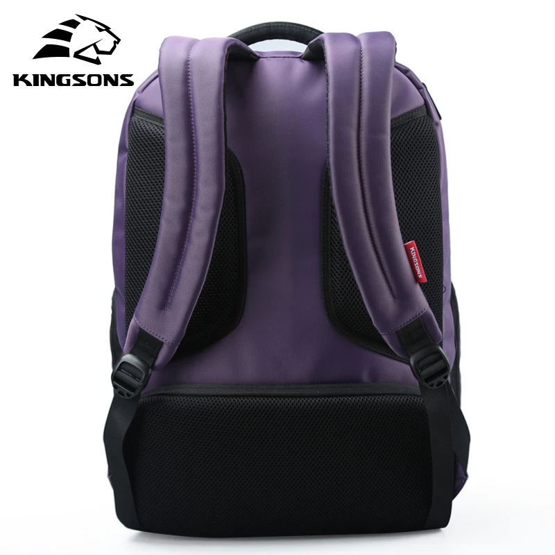 Kingsons рюкзак для ноутбука с функцией внешней зарядки USB, Женская деловая сумка для путешествий с защитой от кражи, 15,6 дюймов KS3142W
