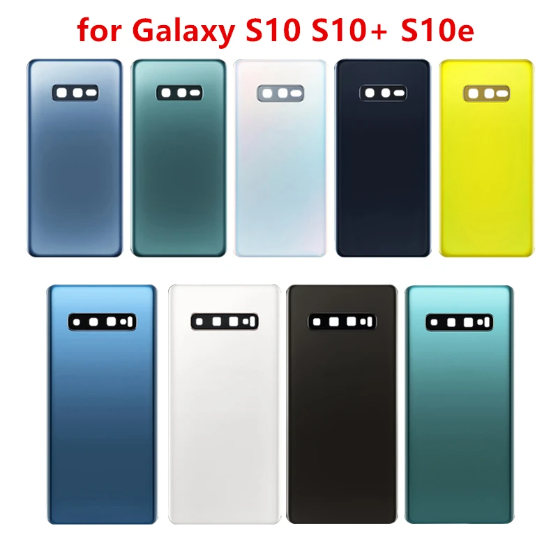 Для SAMSUNG Galaxy s10 s10+ s10e задняя крышка батарейного отсека задняя крышка Мягкий корпус Чехол запасная крышка батарейного отсека