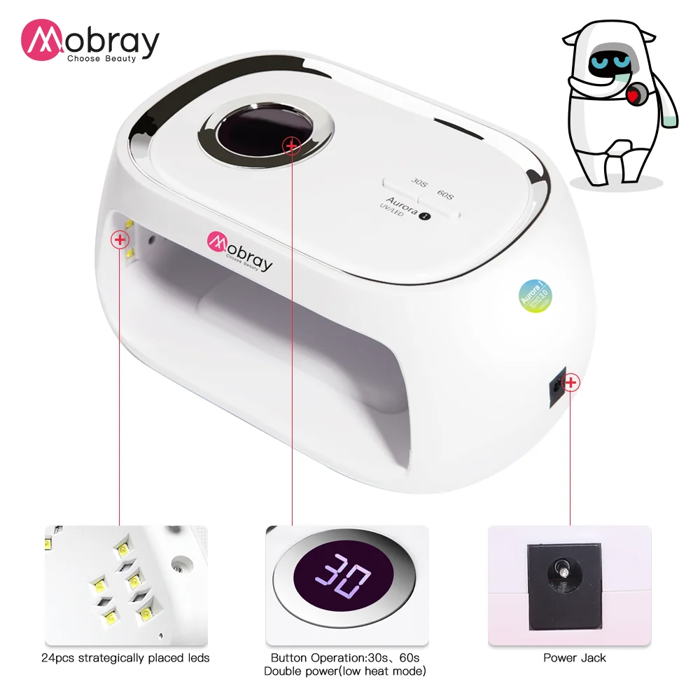 УФ светодиодный светильник для ногтей сушилка 48 Вт ледяная лампа маникюра