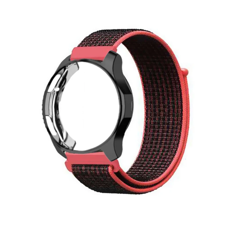 Lerxiuer gear S3 Frontier Band+ чехол для samsung Galaxy watch 46 мм 42 мм ремешок 20 мм 22 мм ремешок для часов нейлоновый браслет аксессуары - Цвет ремешка: A10