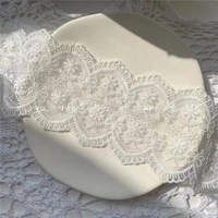 8cm 5yards retro fashion lace ribbon for dress african lace high quality lace trimming gift packaging french lace fabric 2020