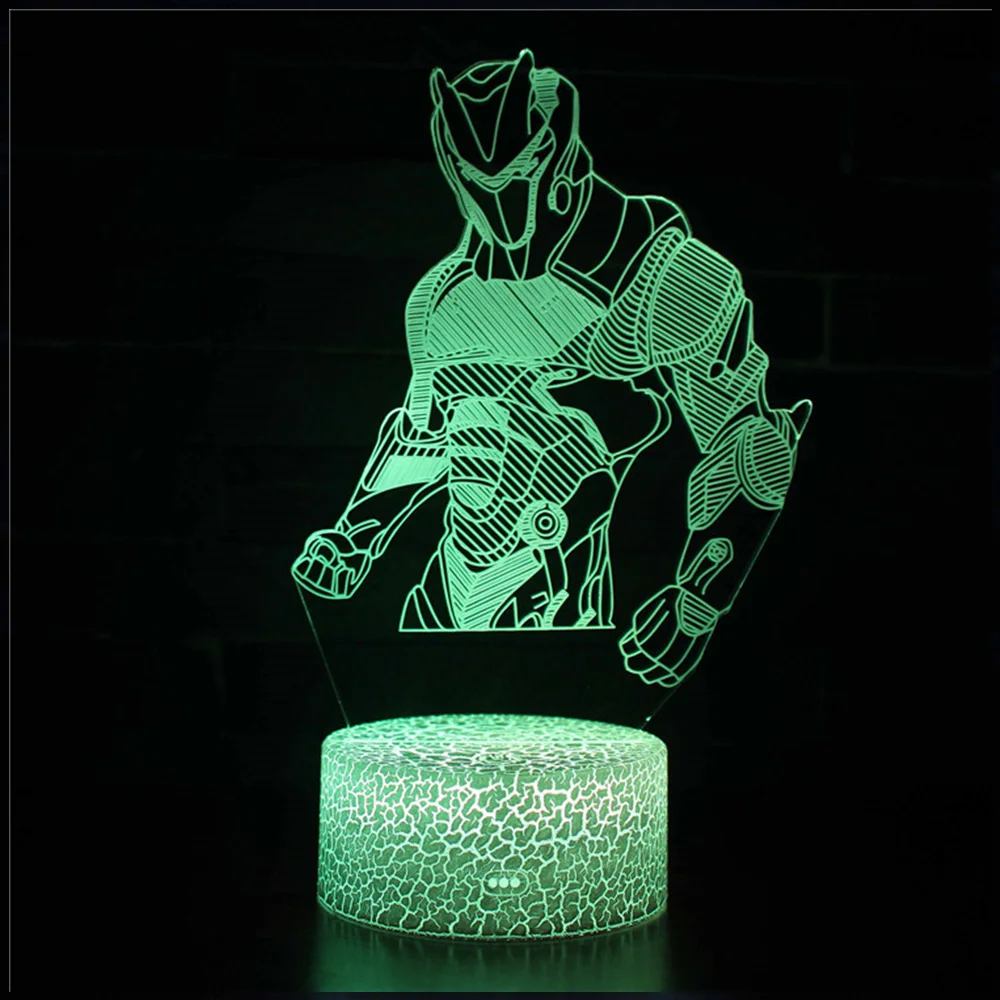 

Crack Base 3D Night Light 3-7-Color Touch New 3D Lamp Alpaca Llama Nightlight Mood Lamp Color Change Light Crack Base for B