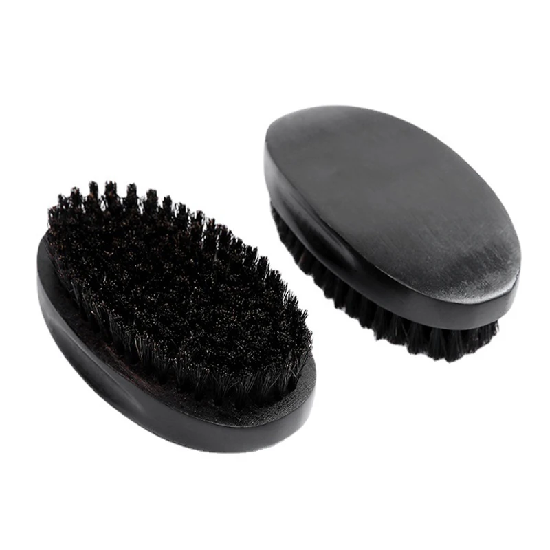 

1pcs Natural Boar Bristle Beard Brush for Men Wooden Facial Hair Brush Mustache Comb Male Face Grooming Styling Shaping Combs
