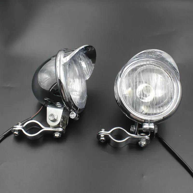 

Custom 12v Motorcycle Passing Driving Spot Fog Lamp With Turn Signal Mount Bracket Clamp Dirt bike For Honda Yamahan KTN Offroad