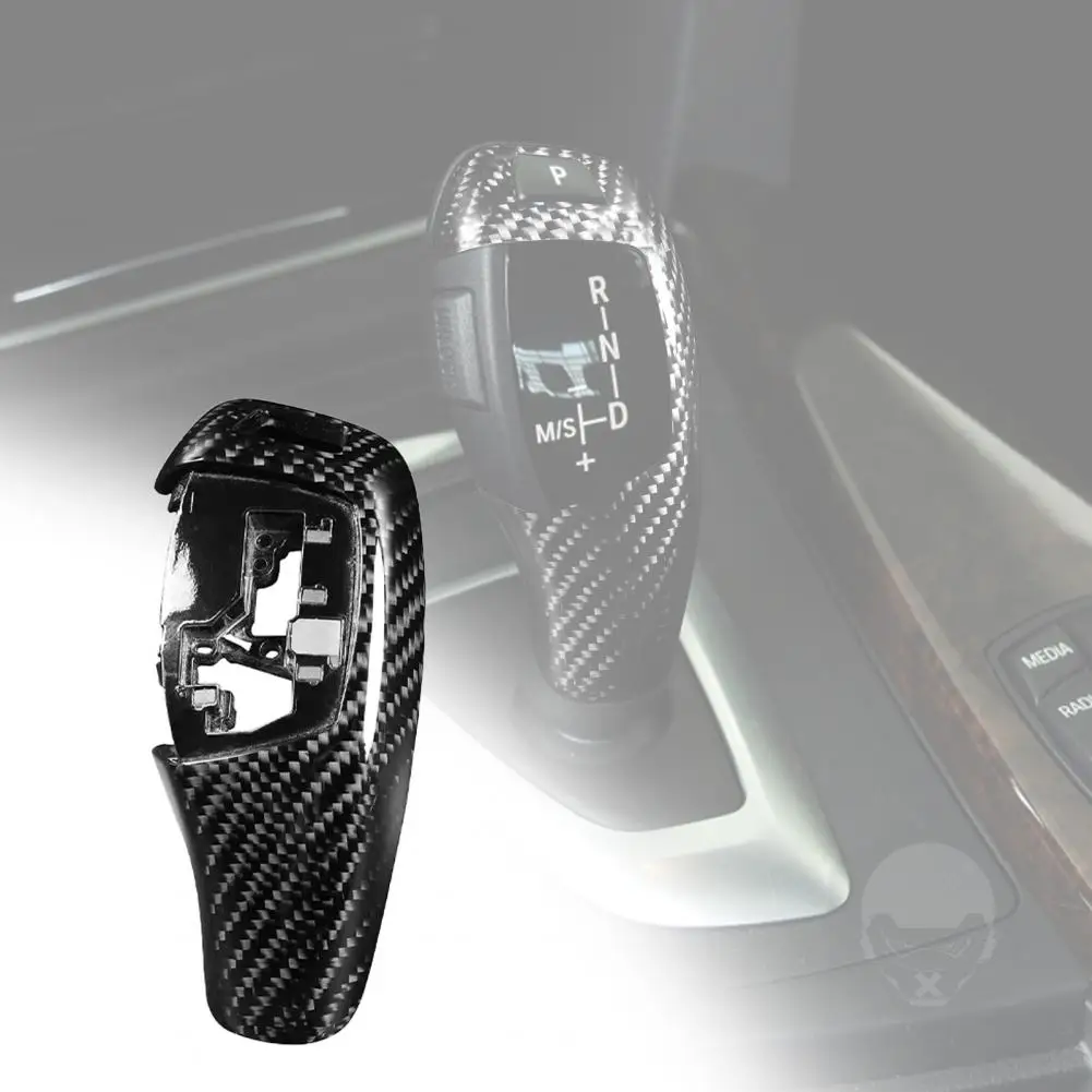 

Gear Shift Knob Cover Interior Trim Carbon Fiber Car Sticker for BMW F10 F36 F30 F33 F15 F25