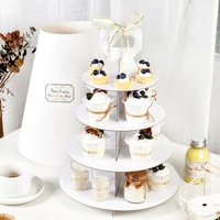 24 tiers portable box cupcake display rack holder macaron tower macaroon display cake stand birthday party wedding decoration