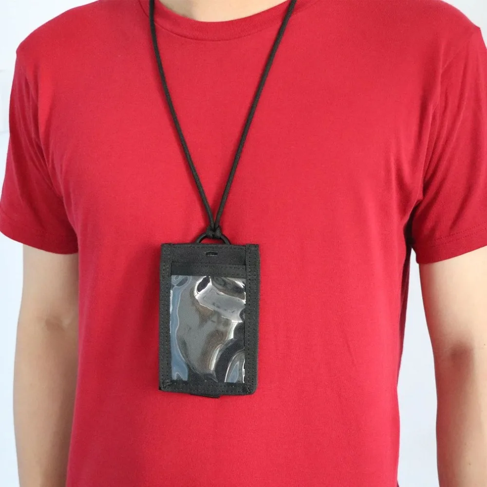 Портативный размер тактический ID держатель для карт крюк петля патч значок