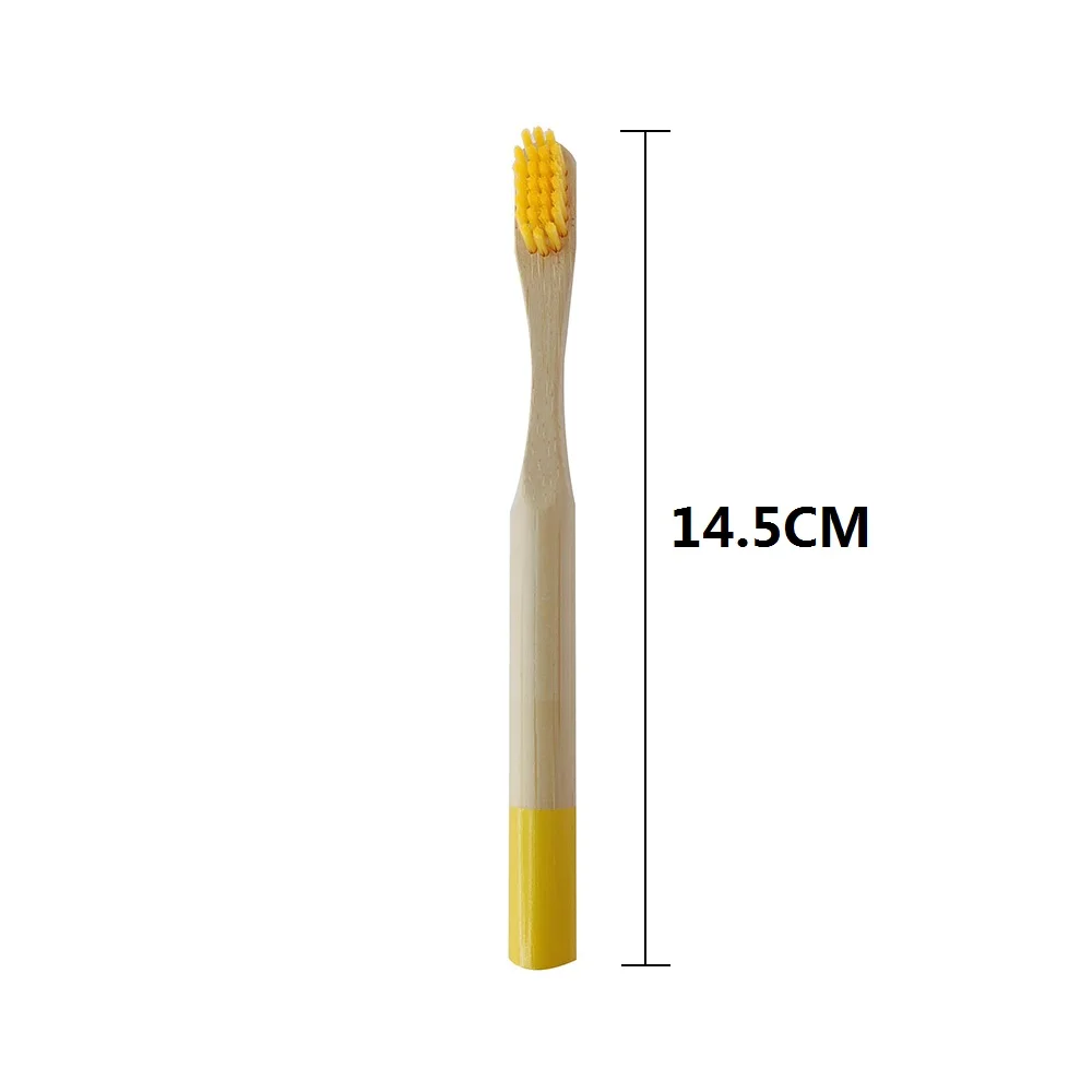 10pcs Children Bamboo Toothbrush For Child Wooden Soft Banister Brushes Charcoal Reusable Small | Красота и здоровье