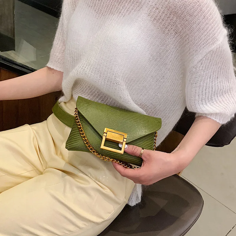 Новая летняя маленькая сумка новинка 2019 модная мессенджер на цепочке плечо