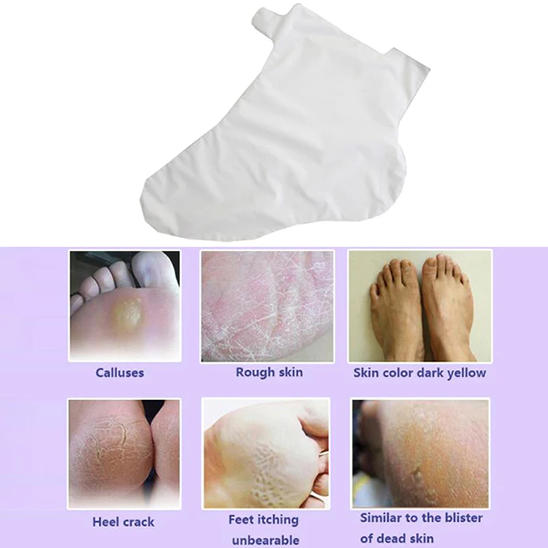 

Exfoliating Mask For Pedicure Socks 1pair=2pcs Baby Foot Peel Mask For Legs Lavender Extract Peeling Dead Skin