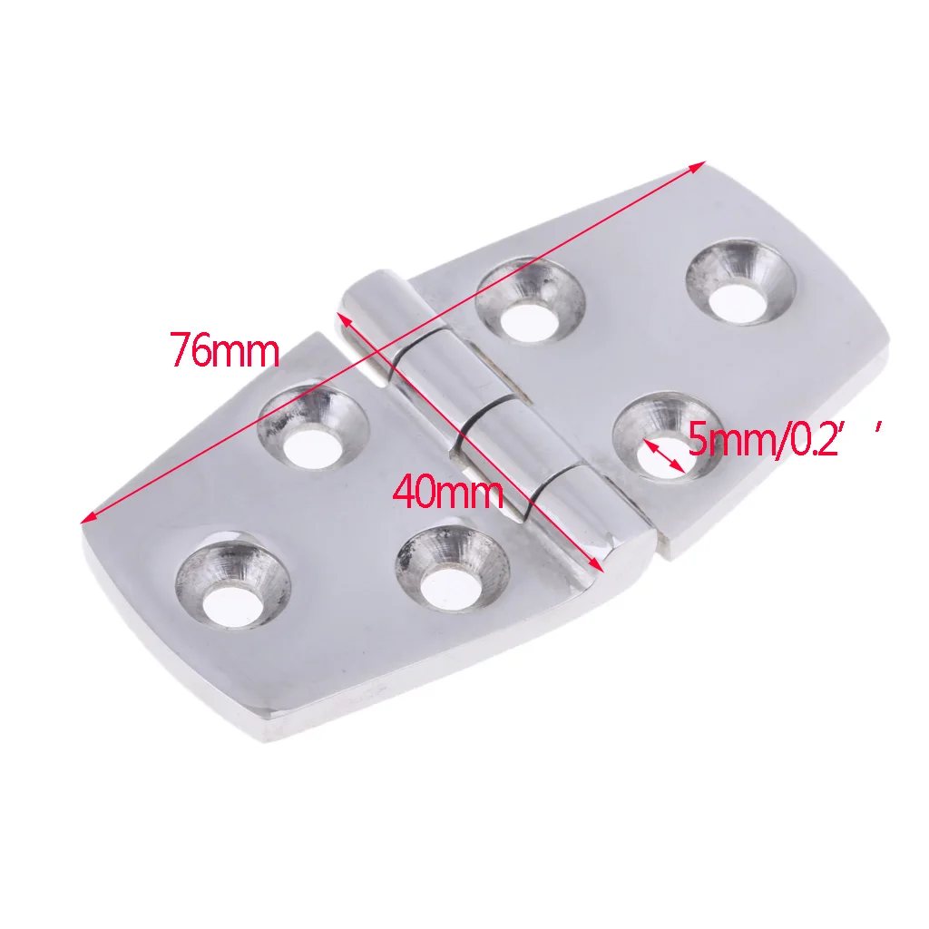 

Stainless Steel Cast Marine Boat Cabin Door Strap Hinge Fitting 3" x 1.5"