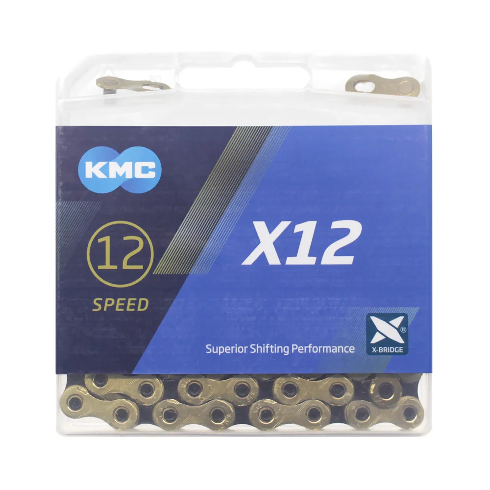 X12 Black-Gold 126L KMC велосипедная цепь X8 X9 X10 X11 X12 велосипедная цепь 8/9/10/11/12 скоростная дорога MTB шатун Shimano/SRAM 8 9 10 11 12s переключатель 116L - Цвет: X12 Black-Gold 126L