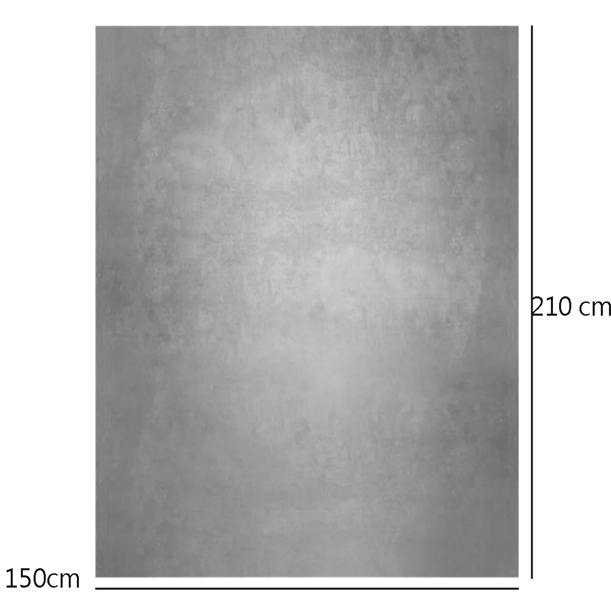 

5x3FT Vintage Grey Wall For Photography Studio Backdrop Cloth Vinyl Gradient Grey Photography Background
