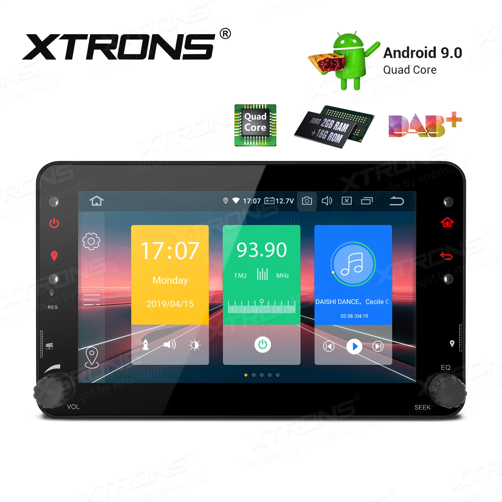 XTRONS Plug &amp Play дизайн 7 ''Android 9 0 Автомобильная стерео мультимедийная