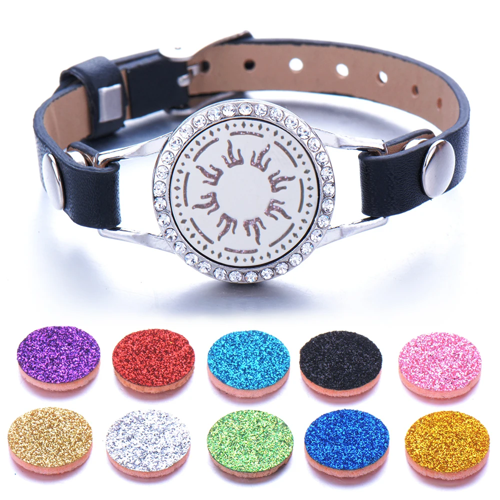 Браслет для ароматерапии с фианитами 10 шт./лот|Браслеты| |