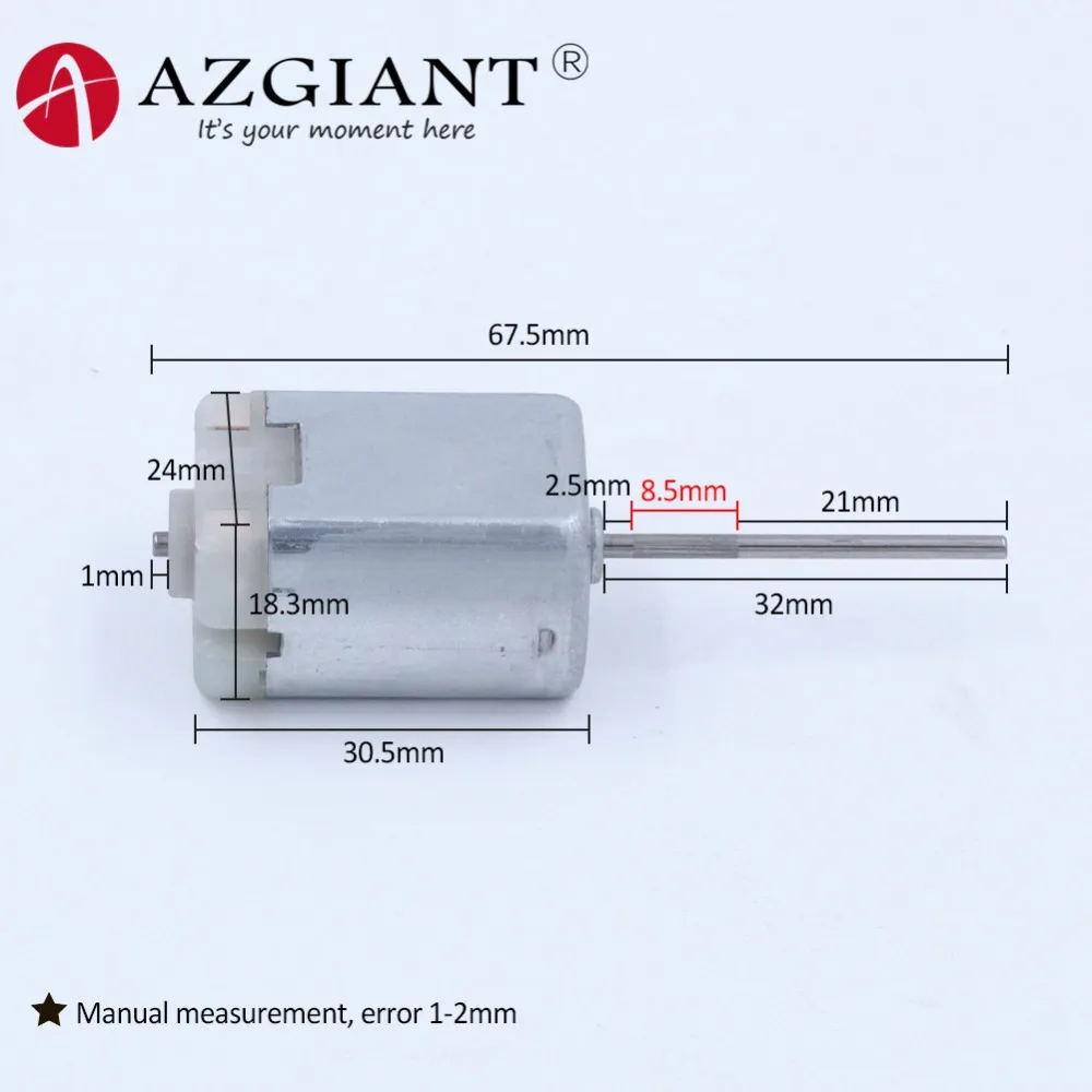 2 шт. FC-280DR 32 мм ребристый вал Автомобильный Дверной замок привод двигателя