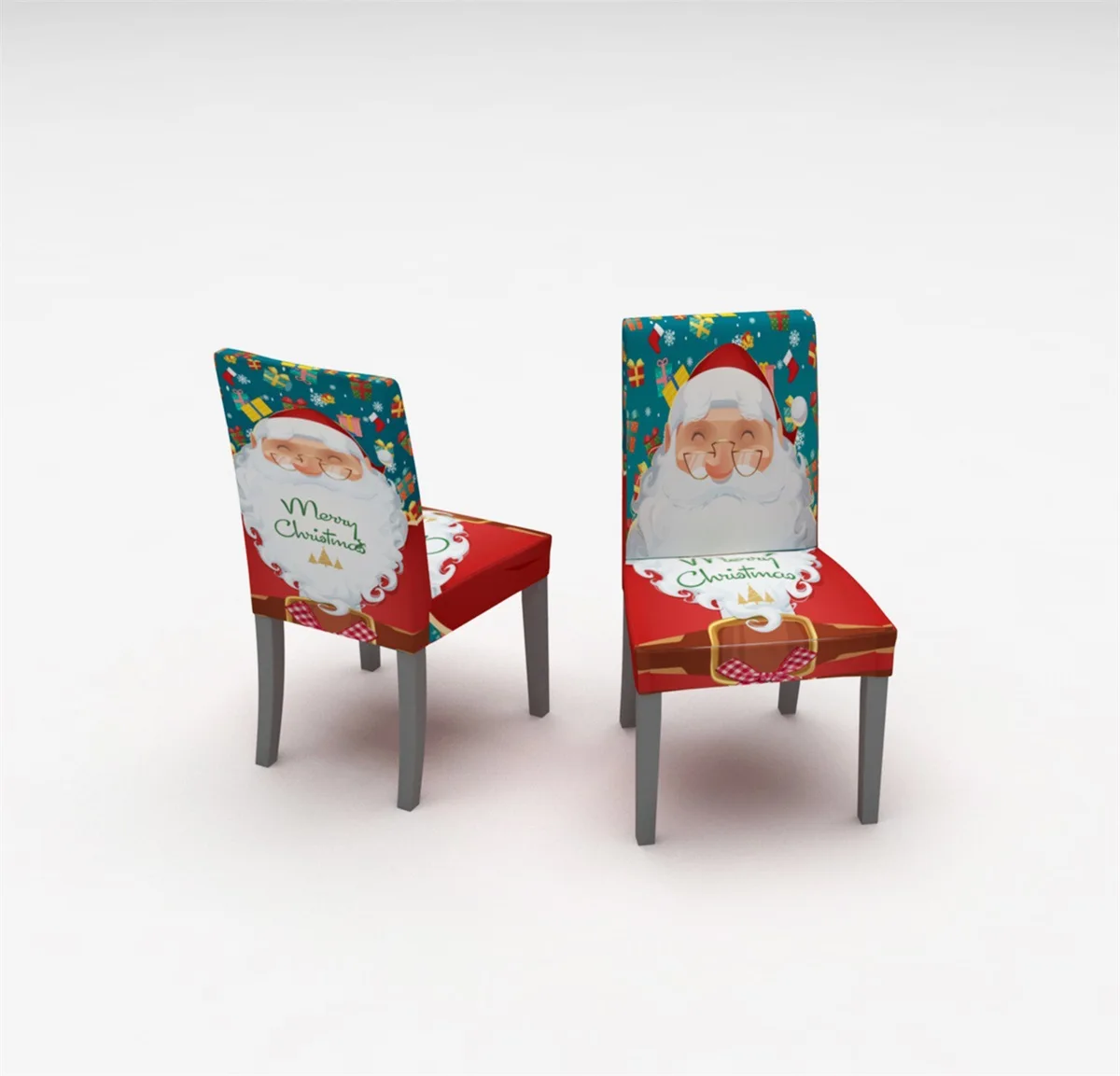 Санта Клаус Кухня Чехол для стула Рождество вечерние обеденный сиденья чехол