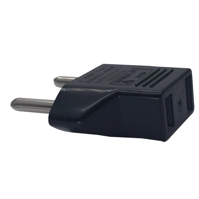1 шт. штепсельная вилка европейского стандарта для путешествий 2 Pin в США
