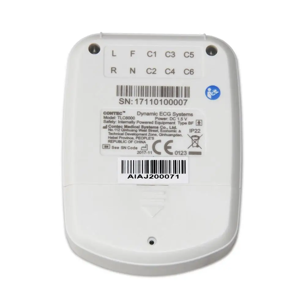Динамический Alalyzer TLC6000 48 часов 12 каналов ЭКГ/ЭКГ Holter монитор производство CONTEC CE