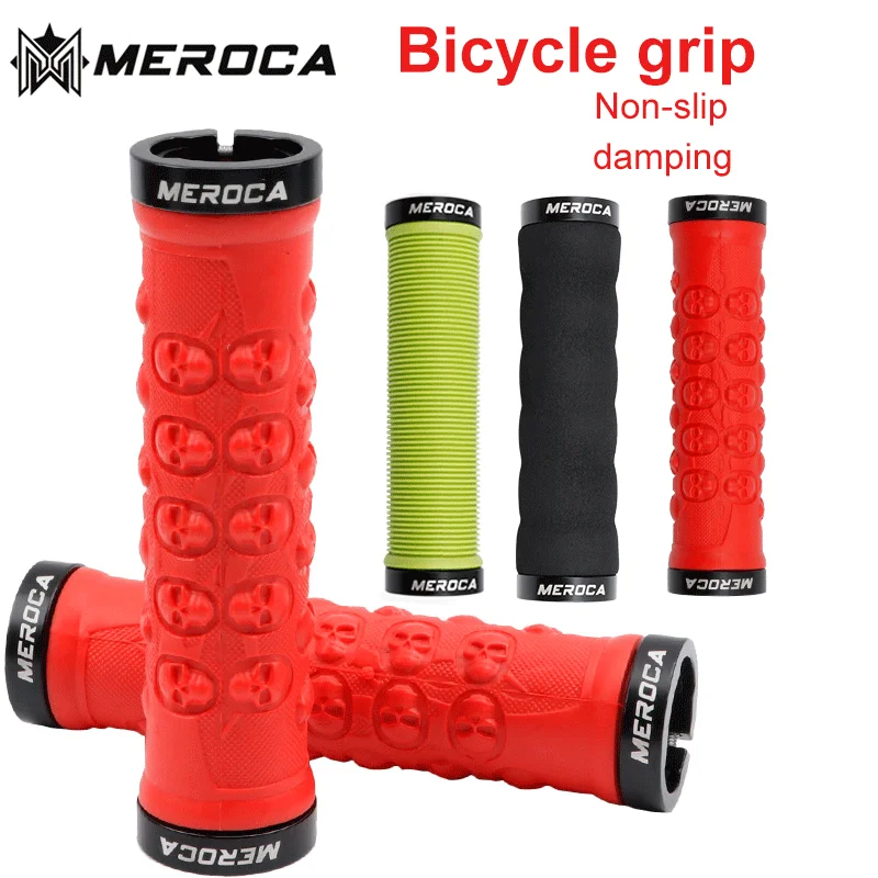 

MEROCA Bike Grips Bicycle mtb Grips Lockable grip Ultralight Handlebar Grips Bicycle Locking Sponge Grip Bike Accessories